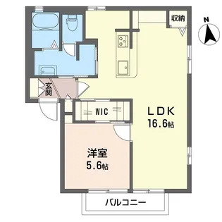 サンラフォーレ【D201号室】の間取り