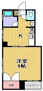 メイビル【2階】の間取り