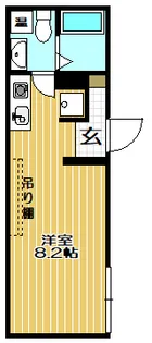 COCOFLAT戸越銀座【4階】の間取り