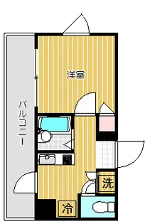 ルーブル西五反田弐番館【2階】の間取り