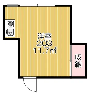 ユアハウス戸越銀座【2階】の間取り