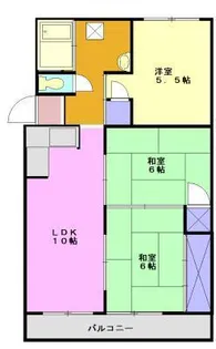 芦田コーポ【4階】の間取り