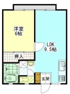 パナハイツ東吉津【2階】の間取り