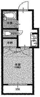 クレシェンド緑ヶ丘【1階】の間取り