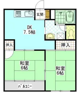 ハイエストコーポ【3階】の間取り