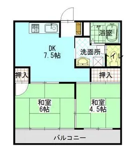 ハイエストコーポ【5階】の間取り