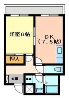 小原ビルⅡ【4階】の間取り