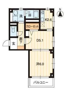 チェリッシュコート【1階】の間取り