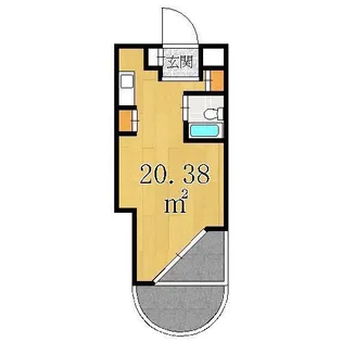 ふぁみ〜ゆ御門町【3階】の間取り