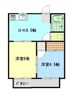 ポルテ北吉津Ⅰ【2階】の間取り