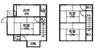 広島県福山市多治米町2丁目【一戸建】の間取り