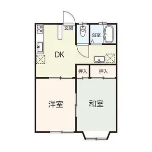 ポルテ川口 B【2階】の間取り