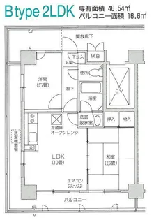 アネックス紅葉【11階】の間取り