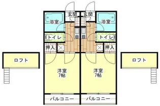 シャンドール東福山【2階】の間取り