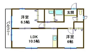 レトア桜丘【1階】の間取り