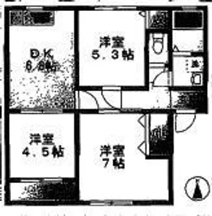 コーポTOKI【2階】の間取り