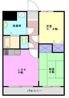 ダイケンプラザ福山【6階】の間取り
