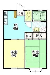 ポルテ川口 A【1階】の間取り