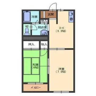 セピエB【2階】の間取り