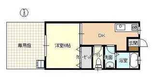 シャルム【1階】の間取り