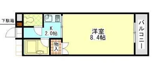 ミリオンプラザ【3階】の間取り