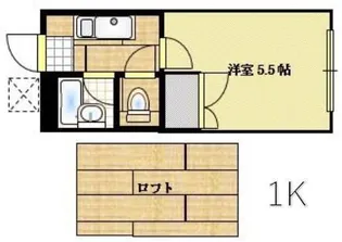プラザ ドゥ オーロラ A棟【2階】の間取り