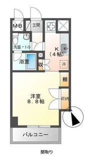 シティヒル【3階】の間取り