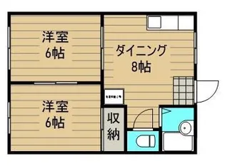 アメニティ北本庄【1階】の間取り