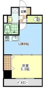 セリオンパレス【8階】の間取り
