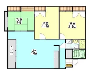 小原ビルⅠ【3階】の間取り
