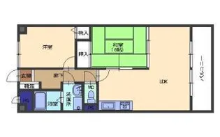 メゾン無憂館【4階】の間取り