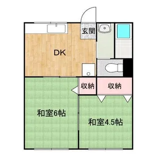 コーポ幸【2階】の間取り