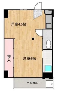 アドバンス神辺【1階】の間取り