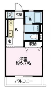 Marine Hill(マリンヒル)【3階】の間取り