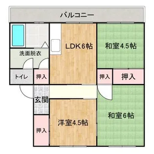 グランマップス春日【2階】の間取り