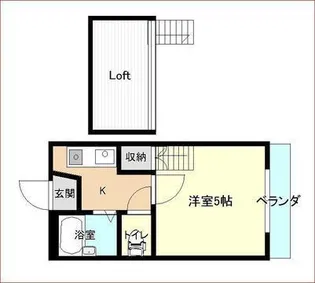 横広コーポ【1階】の間取り