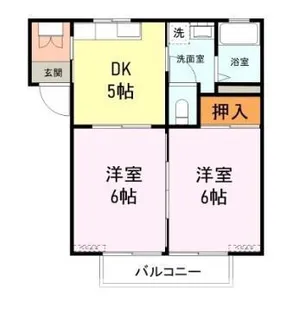 ファミール伊吹【1階】の間取り