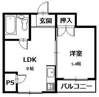 シーアイマンション福山【2階】の間取り