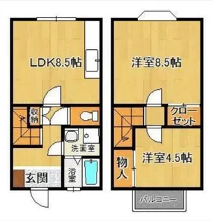 グリーンヒルズ【1階】の間取り