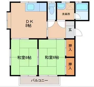 ノーブルタウン【1階】の間取り