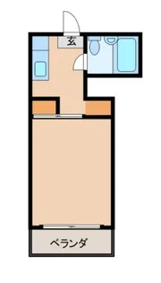 コーポマネキ【4階】の間取り