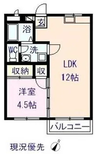 サンメゾンひきの【1階】の間取り