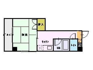 パラツイーナ光南【4階】の間取り