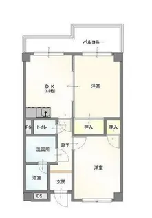 メゾン霞【5階】の間取り