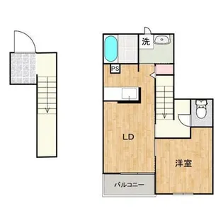オーリジェール【2階】の間取り