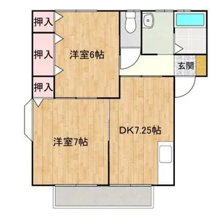 フォレスト伊勢丘 B棟【2階】の間取り