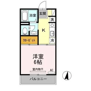 アネックス大和 B【1階】の間取り