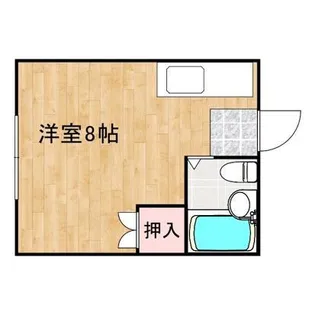 ハイツ・ジュネス【1階】の間取り