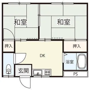 ポルテ北吉津 Ⅲ【2階】の間取り