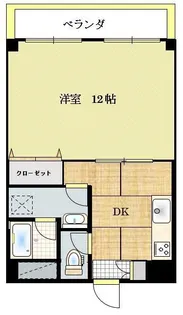 スクエアウィズ2001【7階】の間取り